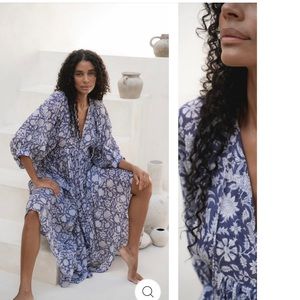 Daughter of India Kyra Blue Midi Dress